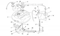 Oil and fuel tank