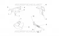 Rear mudguard