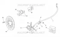 Front brake caliper