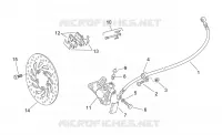 Front brake caliper