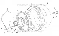 Rear wheel - drum brake