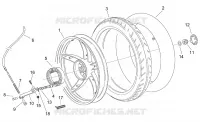 Rear wheel - drum brake