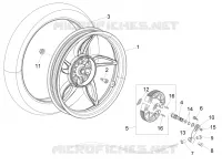 Rear wheel - disc brake