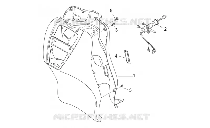 Front body V - Internal shield