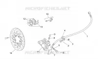 Front brake caliper