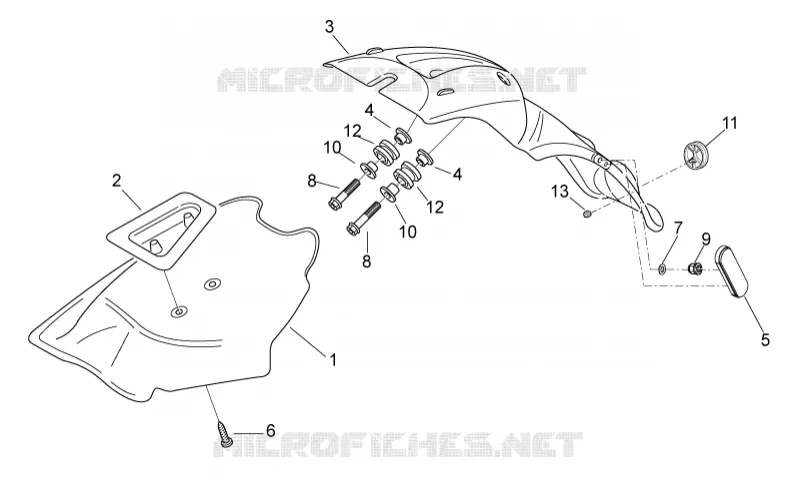 Rear body III - Mudguard