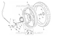 Rear wheel - disc brake