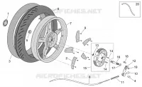 Rear wheel - drum brake