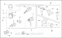 Lock hardware kit