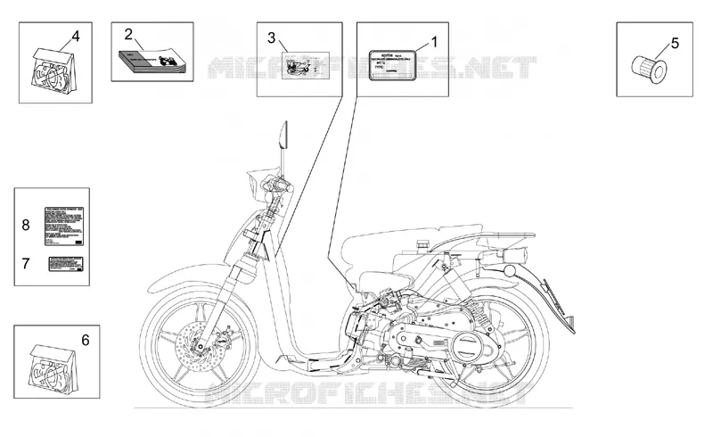 Decal op.handbooks and plate set