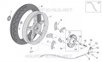 Rear wheel - drum brake