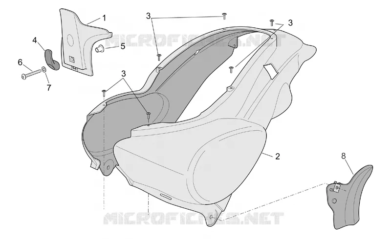 Rear body I