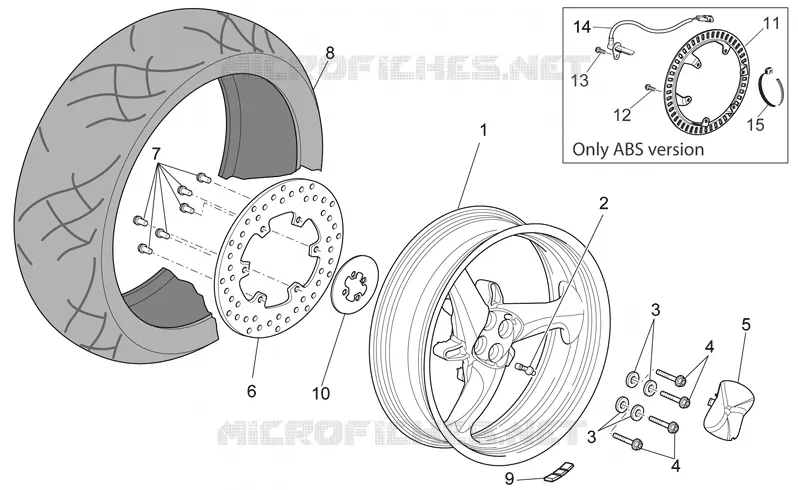 Rear wheel