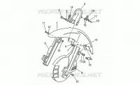 Front mudguard
