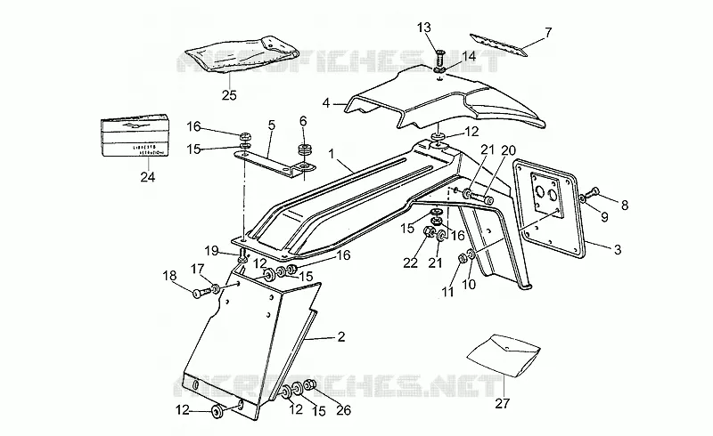 Rear body - Mudguard