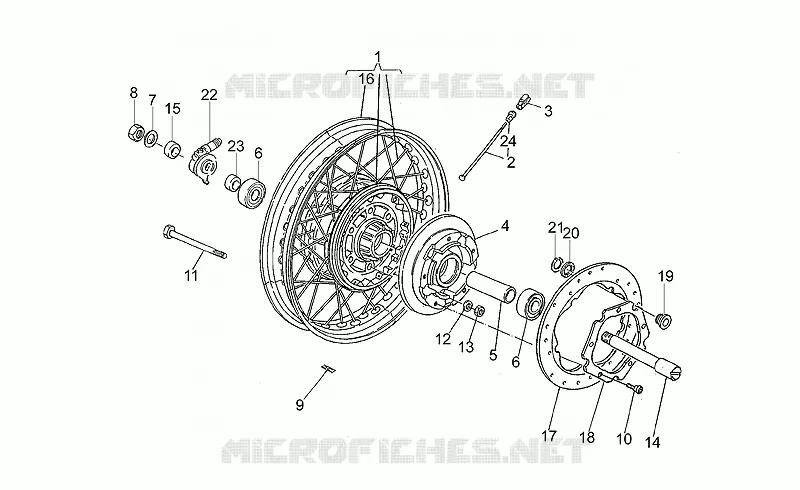 Front wheel LX16500>
