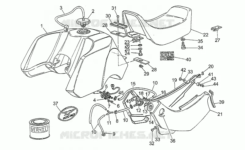 Central body - Saddle