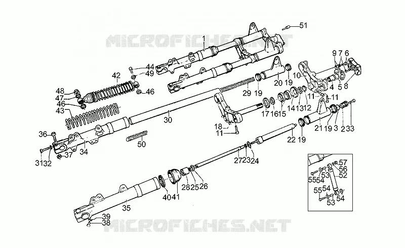 Front/rear shock absorber
