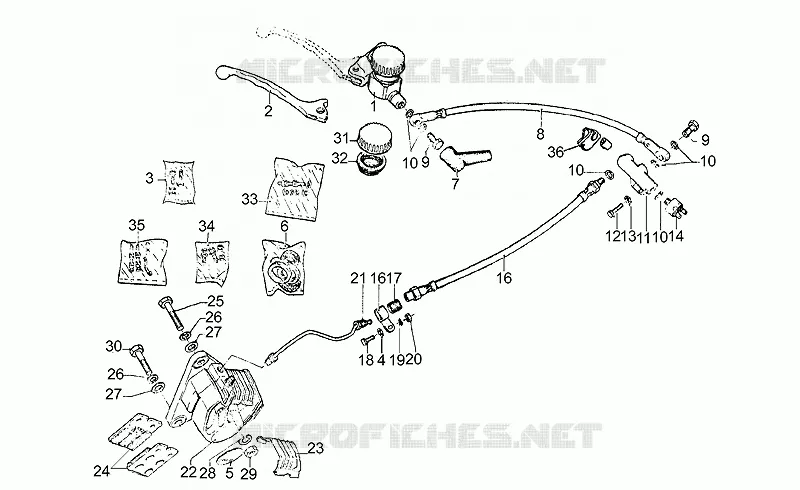 RH Front brake system