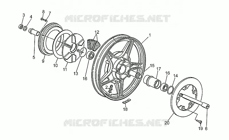 Rear wheel