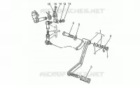 Complete gearchange lever