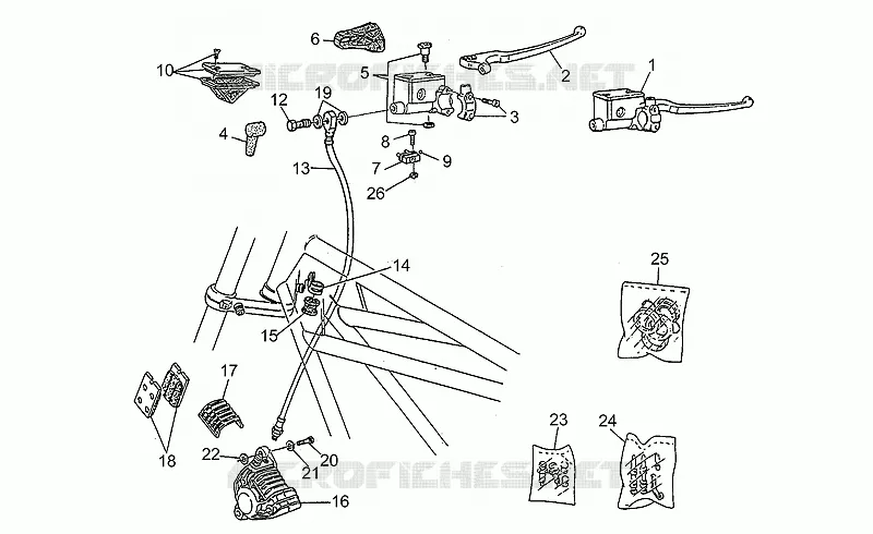 RH Front brake system
