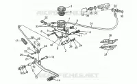 Rear master cylinder