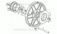Rear wheel, 1st series