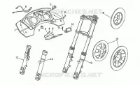 Front fork 850T5 Carab.1989