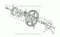 Rear wheel, 2nd series