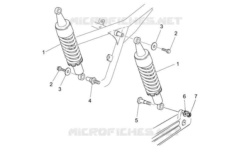 Rear shock absorber