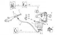 Rear brake caliper