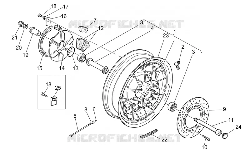 Rear wheel