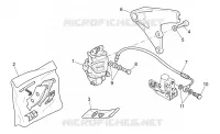 Rear brake caliper