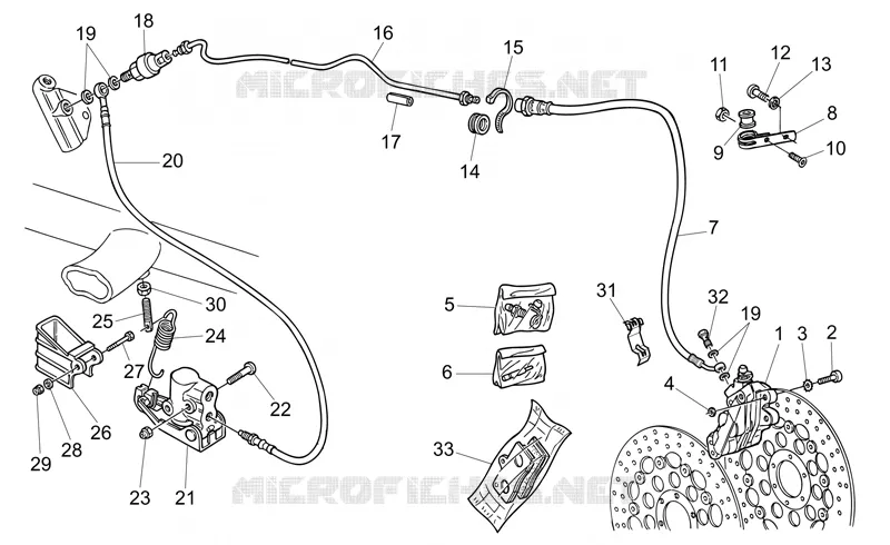 LH Front brake system