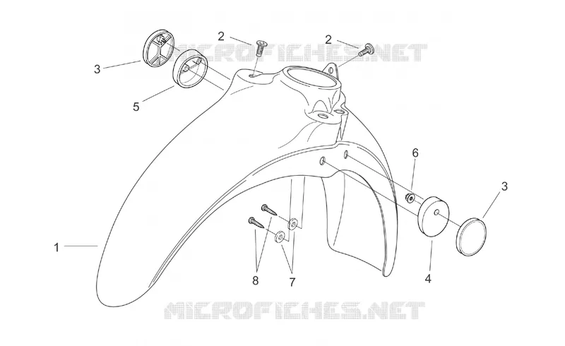 Front body VI - Front mudguard