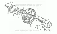 Rear wheel, alloy
