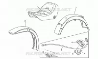 Mudguards-seat 1991-D