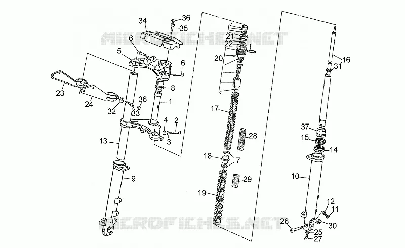 Adj.front fork, 2nd series