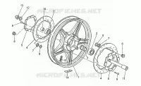 Front wheel, alloy