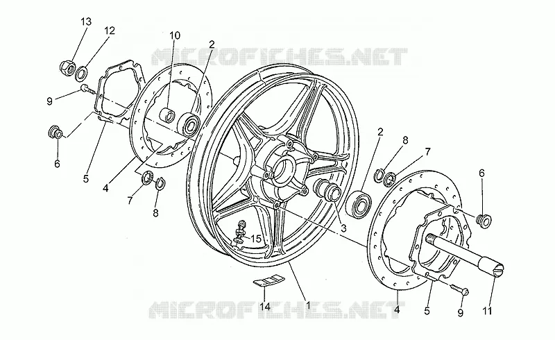 Front wheel, alloy