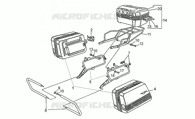 Saddlebags, pair
