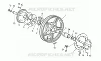 Rear wheel, alloy