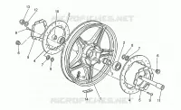 Front wheel, alloy