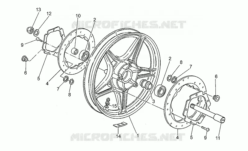 Front wheel, alloy