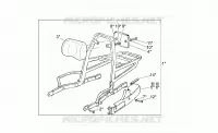 Optional fixed luggage rack