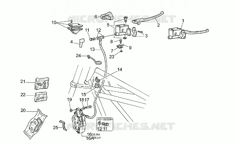 Front brake system
