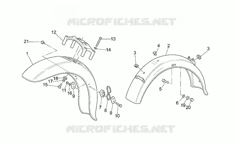 Front/Rear mudguard