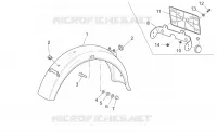 Rear mudguard