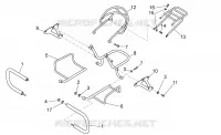 Luggage rack-Cases bracket